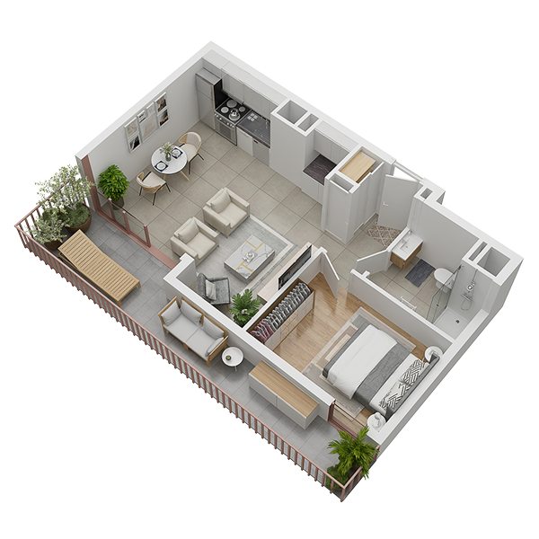 Claude Rizzon- Parc en Ciel - Montigny-lès-Metz - Axonométrie